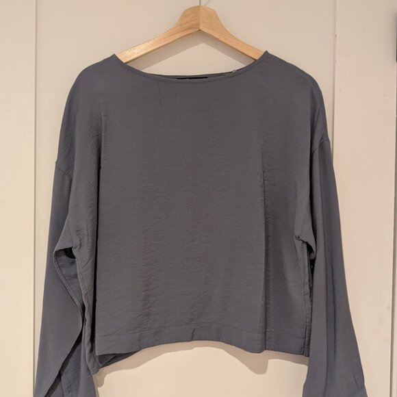 Madewell Relaxed Tulip-Back Top, size M - Picture 3 of 4